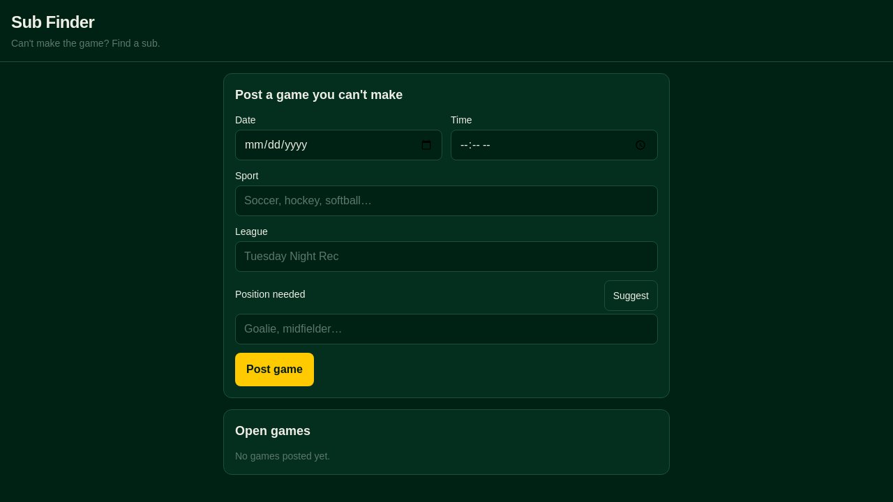 league-sub-finder